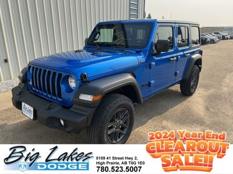 2024 Jeep Wrangler Sport S 4 Door 4x4 2.0L Turbo 4 Cylinder 