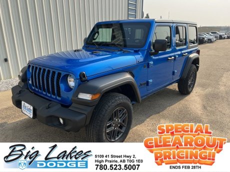 2024 Jeep Wrangler Sport S-Freedom Hardtop-Heated Cloth Seats-Remote Start 