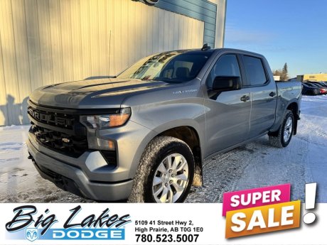 2023 Chevrolet Silverado 1500 Custom Crew Cab 4x4-Remote Start-Power Seat-All Weather Matt 