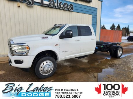 2024 Ram 5500 Chassis Laramie-12 Touchscreen-Nav-Heated Leather Seats-PTO Prep 