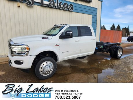2024 Ram 5500 Chassis Laramie-12 Touchscreen-Nav-Heated Leather Seats-PTO Prep 