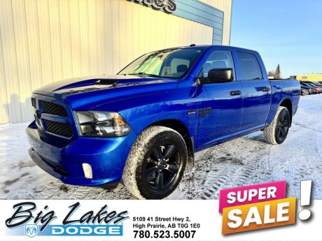 2019 Ram 1500 Classic Express Crew Cab 4x4-Sport Hood-Bedliner-Blackout Package-20 