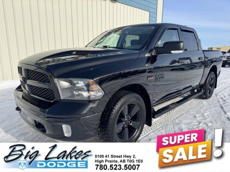 2019 Ram 1500 Classic SLT Black Pack Crew Cab-Sunroof-Sport Hood-Heated Bucket Sea 