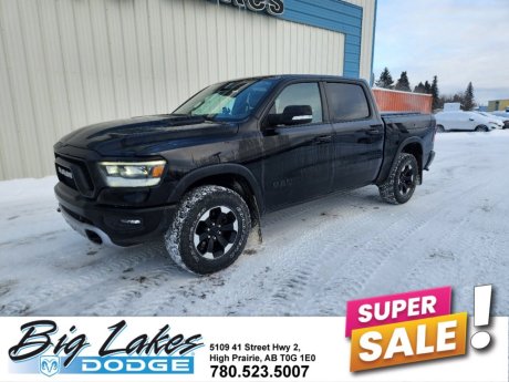 2021 Ram 1500 Rebel Crew Cab 4x4-Panoramic Sunroof-Ram Boxs-Heated Leather 