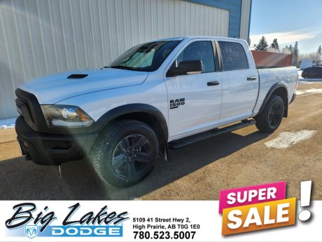 2022 Ram 1500 Classic Warlock Crew Cab-Heated Seats-Remote Start-Sport Hood 