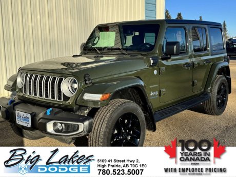 2024 Jeep Wrangler 4xe Sahara-Leather Seats-Trailer Tow Group-Technology Group 