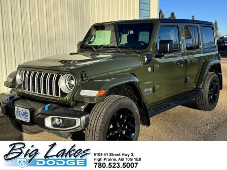 2024 Jeep Wrangler 4xe Sahara-Leather Seats-Trailer Tow Group-Technology Group 