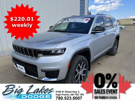 2025 Jeep Grand Cherokee L Limited-Trailer Tow Package-Paint Protection Film-Sunroof 