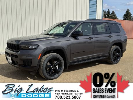 2025 Jeep Grand Cherokee L Altitude-Trailer Tow Package-Side Steps-Power Gate 