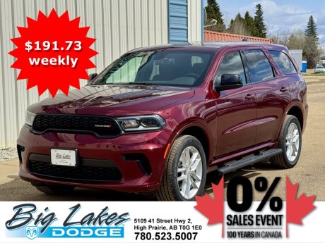 2025 Dodge Durango GT-Trailer Tow Group-Side Steps-Heated Seats-Navigation 