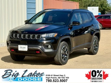 2025 Jeep Compass Trailhawk-Park Assist-Off–Road Suspension-Auto High–Beam 