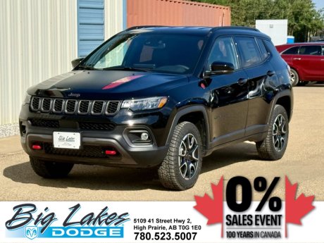 2025 Jeep Compass Trailhawk-Park Assist-Off–Road Suspension-Auto High–Beam 