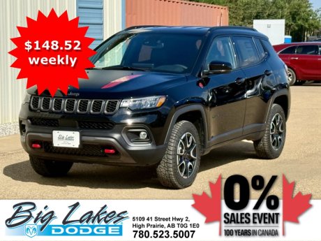 2025 Jeep Compass Trailhawk-Park Assist-Off–Road Suspension-Auto High–Beam 