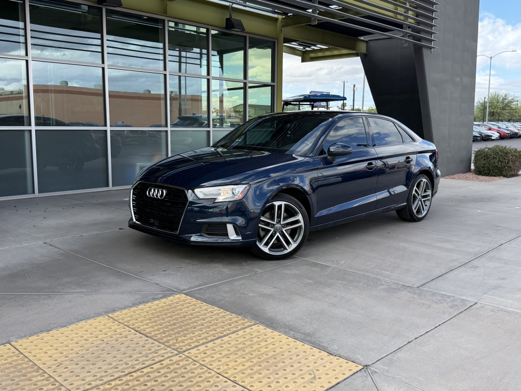 Cosmos Blue Metallic 2017 Audi A3 Sedan Front-Wheel Drive Automatic
