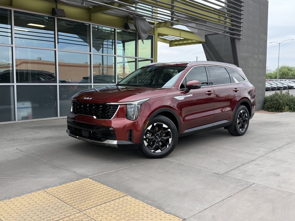 Dawning Red 2024 Kia Sorento S FWD SUV / Crossover Front-Wheel Drive Automatic