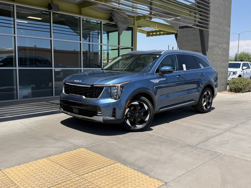 Mineral Blue 2025 Kia Sorento Plug-In Hybrid  EX AWD SUV / Crossover All-Wheel Drive Automatic