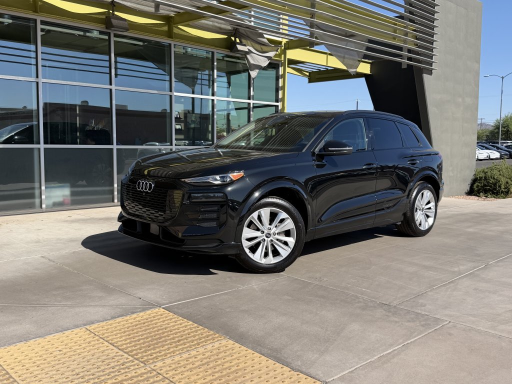 Mythos Black Metallic 2025 Audi Q6 e-tron Premium RWD SUV / Crossover Rear-Wheel Drive Automatic