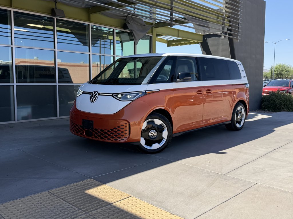 Energetic Orange 2025 Volkswagen ID.Buzz Pro S Plus 4Motion Minivan All-Wheel Drive Automatic