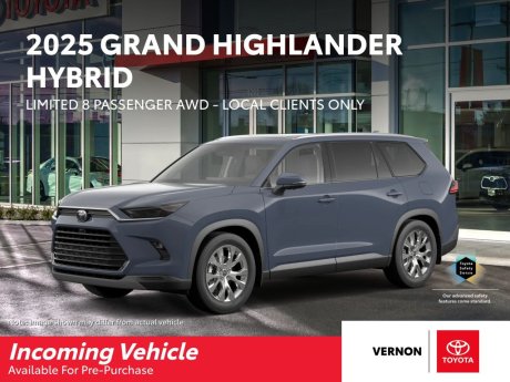 2025 Toyota Grand Highlander Hybrid Limited 8 PASSSENGER LOCAL CLIENTS ONLY 