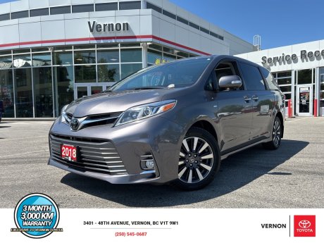 2018 Toyota Sienna LIMITED AWD - ONLY ONE IN CANADA! 