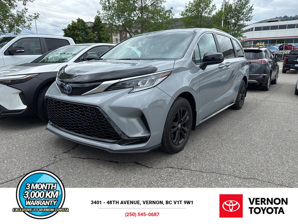 Cement 2024 Toyota Sienna XSE 7-Passenger AWD Minivan All-Wheel Drive Continuously Variable Transmission