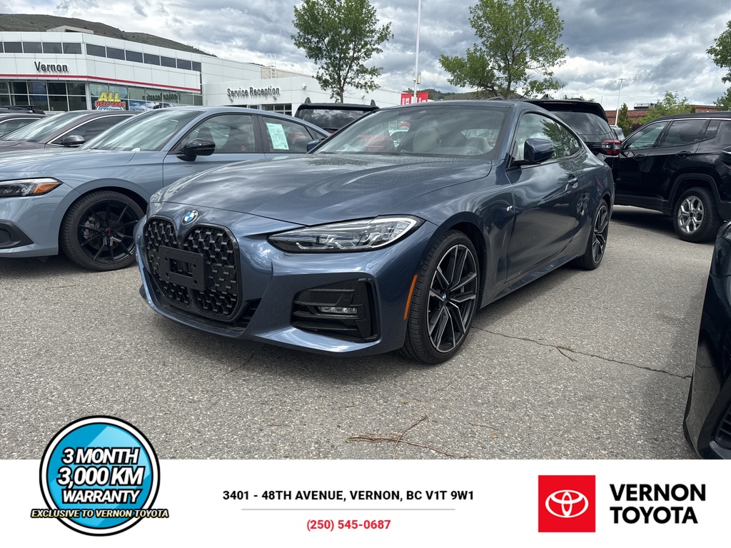 Gray (Dravit Grey Metallic) 2021 BMW 4 Series 430i Coupe xDrive Coupe All-Wheel Drive Automatic