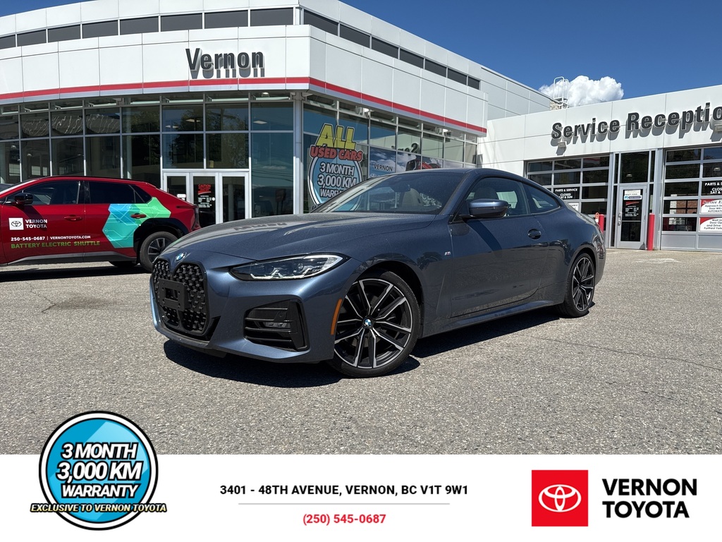 Gray (Dravit Grey Metallic) 2021 BMW 4 Series Coupe All-Wheel Drive Automatic