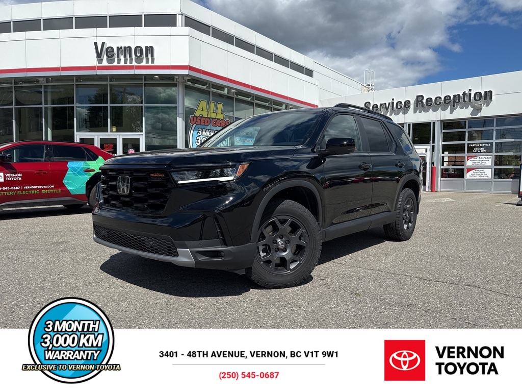 Crystal Black Pearl 2025 Honda Pilot TrailSport AWD SUV / Crossover All-Wheel Drive Automatic