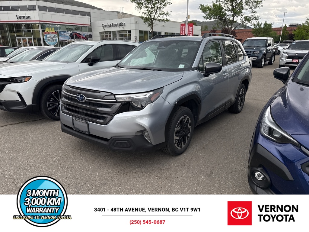 Silver 2025 Subaru Forester Touring Crossover AWD SUV / Crossover All-Wheel Drive Automatic