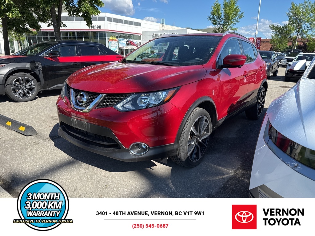 Red (Palatial Ruby Metallic) 2018 Nissan Qashqai SL AWD SUV / Crossover Automatic
