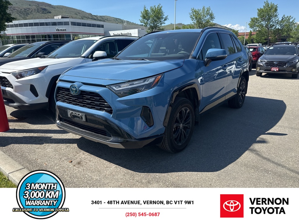 Cavalry Blue 2023 Toyota RAV4 Hybrid SE AWD SUV / Crossover All-Wheel Drive Continuously Variable Transmission