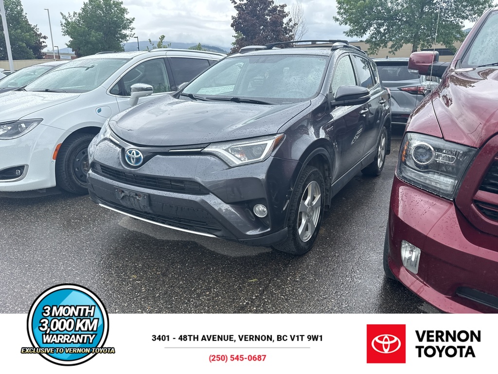 Gray (Magnetic Grey Metallic) 2016 Toyota RAV4 Hybrid XLE AWD SUV / Crossover All-Wheel Drive Automatic
