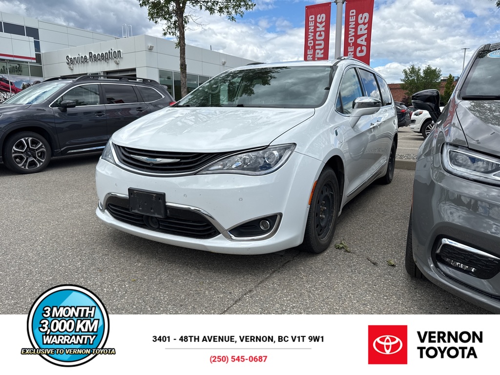Bright White 2018 Chrysler Pacifica Hybrid Limited FWD Minivan Front-Wheel Drive Automatic