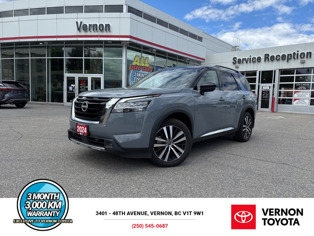Gray 2024 Nissan Pathfinder Platinum 4WD SUV / Crossover All-Wheel Drive Automatic