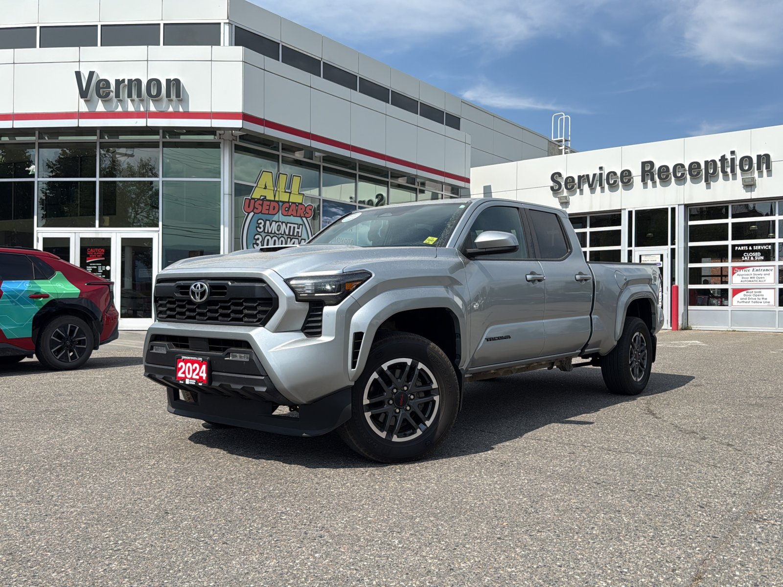 Celestial Silver Metallic 2024 Toyota Tacoma Pickup Truck Four-Wheel Drive Automatic