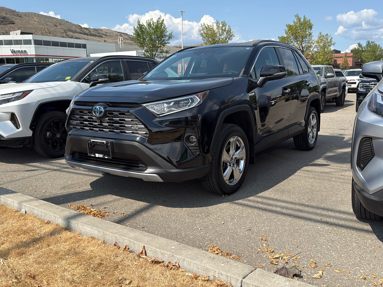 Midnight Black Metallic 2020 Toyota RAV4 Hybrid SUV / Crossover All-Wheel Drive Continuously Variable Transmission
