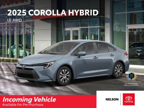 2025 Toyota Corolla Hybrid LE AWD 