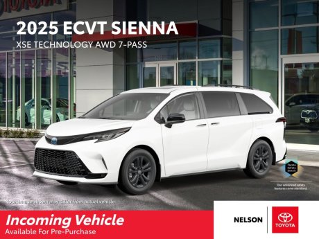 2025 Toyota Sienna XSE Tech Pkg 