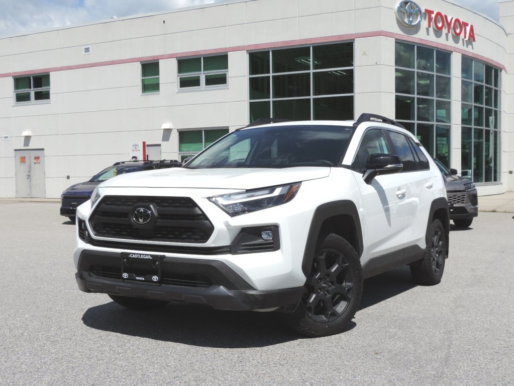 Super White 2022 Toyota RAV4 TRD Off-Road AWD SUV / Crossover All-Wheel Drive Automatic
