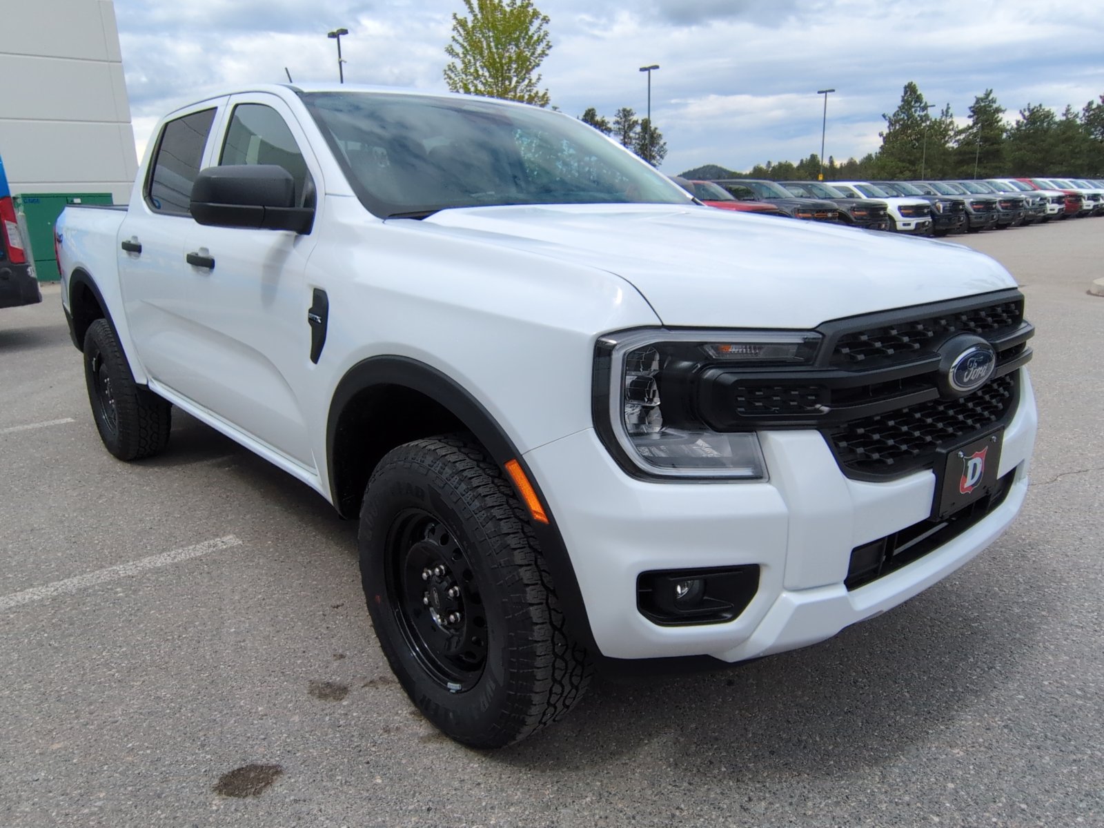 Oxford White 2026 Ford Ranger XL SuperCrew 4WD Pickup Truck Four-Wheel Drive Automatic