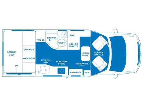 2025 Pleasure-Way Plateau XLRB  Class B Camper Van