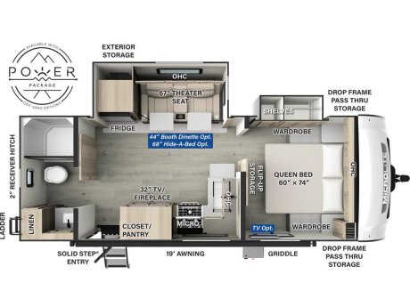 2026 Flagstaff MICRO LITE 25FBLS  Travel Trailer