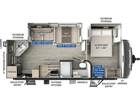 2025 Flagstaff SUPER LITE FLT 26RKBS-W  Travel Trailer