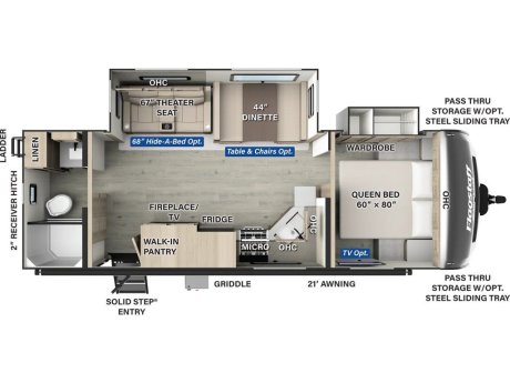 2026 Flagstaff SUPER LITE 26RBWS  Travel Trailer