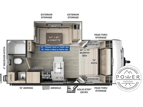 2026 Flagstaff MICRO LITE 22SQS  Travel Trailer