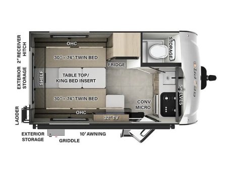 2026 Flagstaff E-PRO 15TB  Travel Trailer