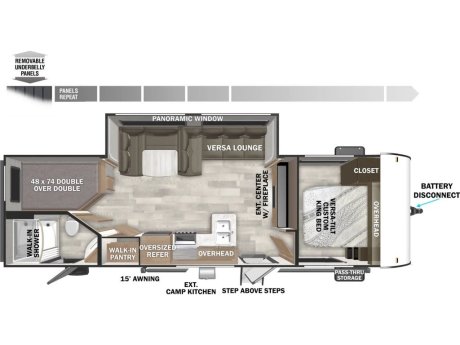 2026 Forest River Salem 263BHXL  Travel Trailer