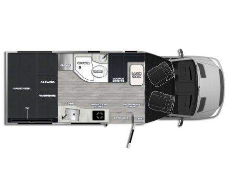 2025 Pleasure-way Plateau XLRB  Class B Camper Van