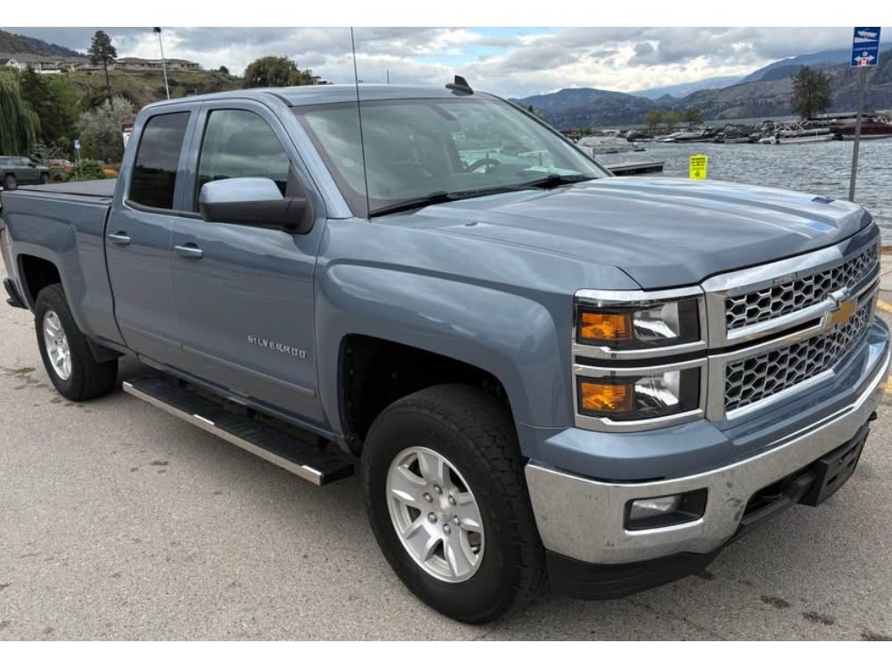 Deep Ocean Blue Metallic 2015 Chevrolet Silverado 1500 Pickup Truck Four-Wheel Drive Automatic