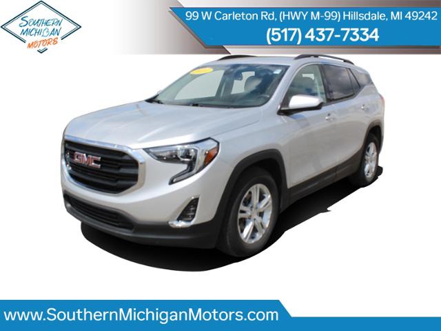 Used 2020 GMC Terrain SLE with VIN 3GKALMEV6LL195377 for sale in Hillsdale, MI